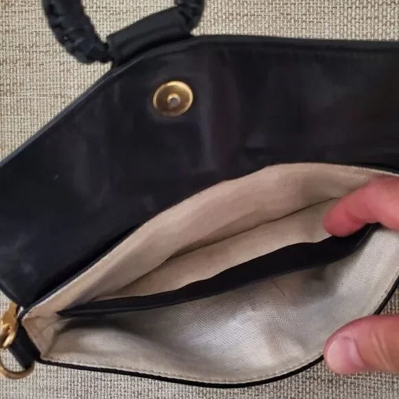 Michael Kors Leather Whipstich Style Clutch - Picture 10 of 13